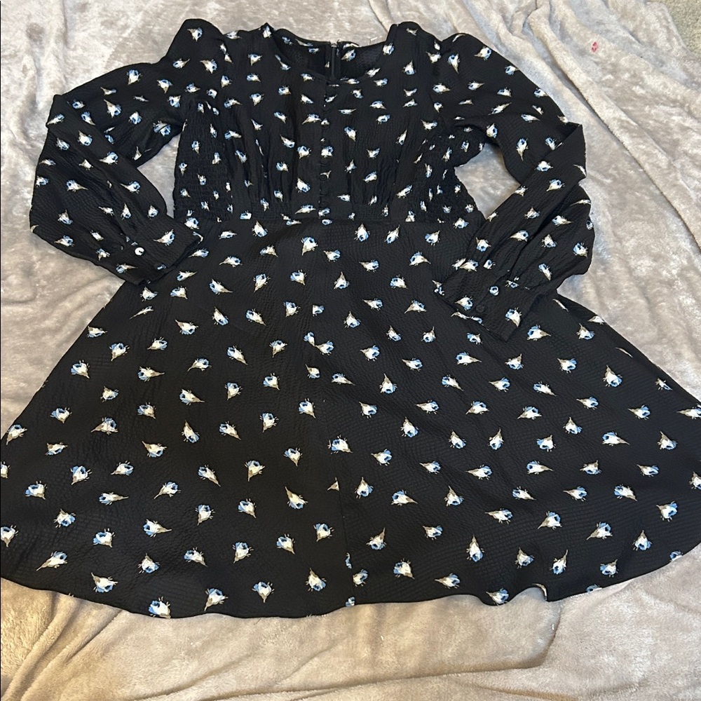 Rebecca Taylor Brigette fleur silk dress